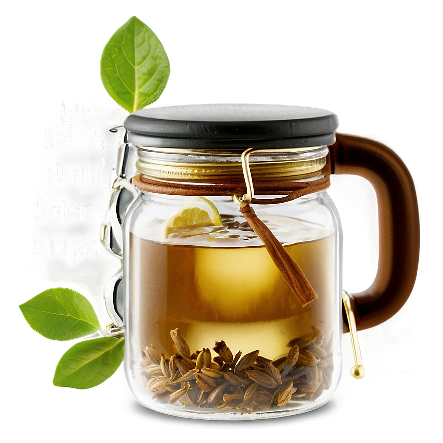 Cold Brew Tea Jar Png Xex