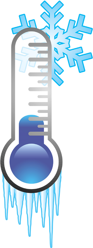 Cold Thermometer Graphic