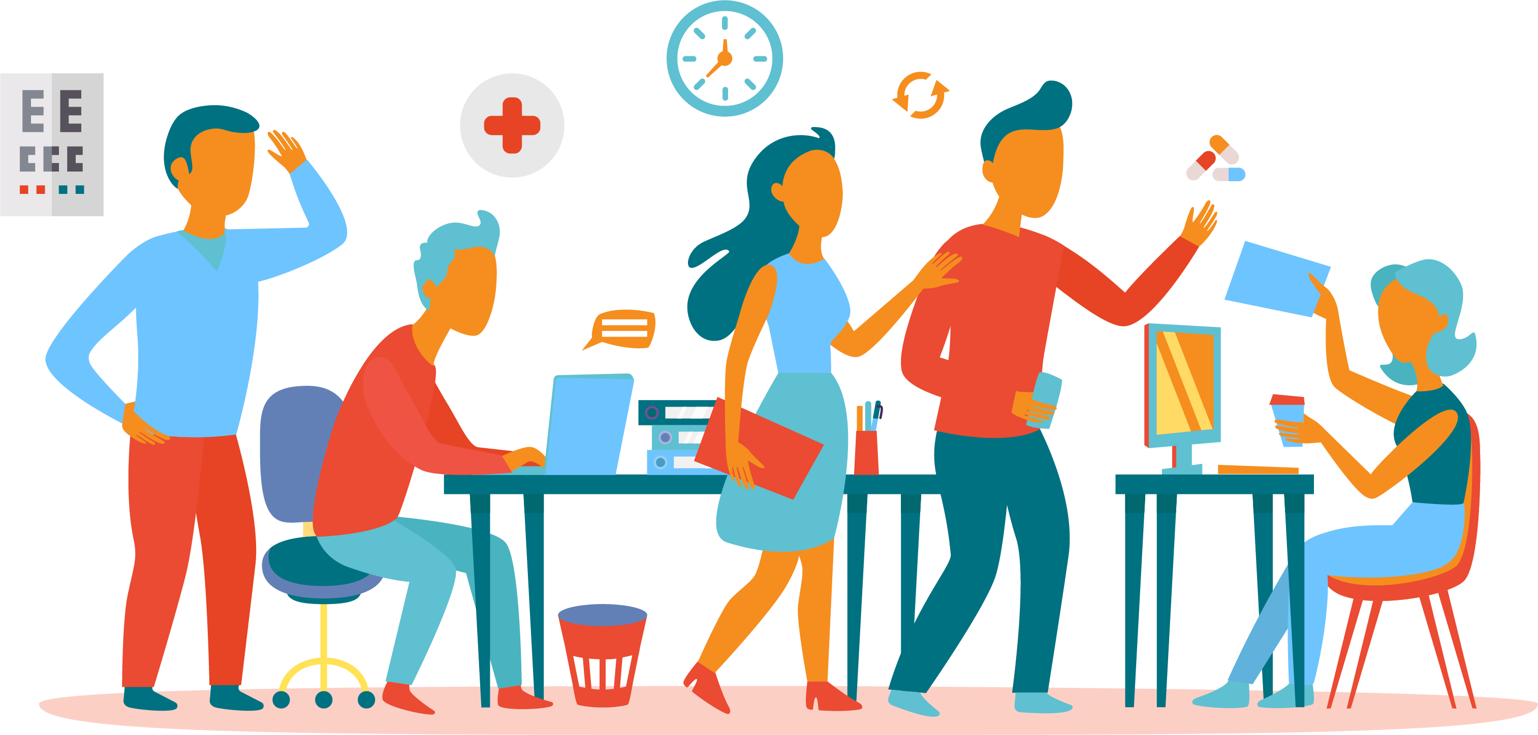 Office Teamwork Clipart , Png Download - Human Resource Management Clipart, Transparent Png PNG with transparent background