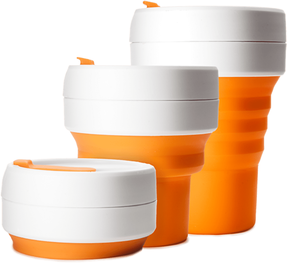Transparent Styrofoam Cup Png - Stojo Collapsible Cups, Png Download PNG with transparent background