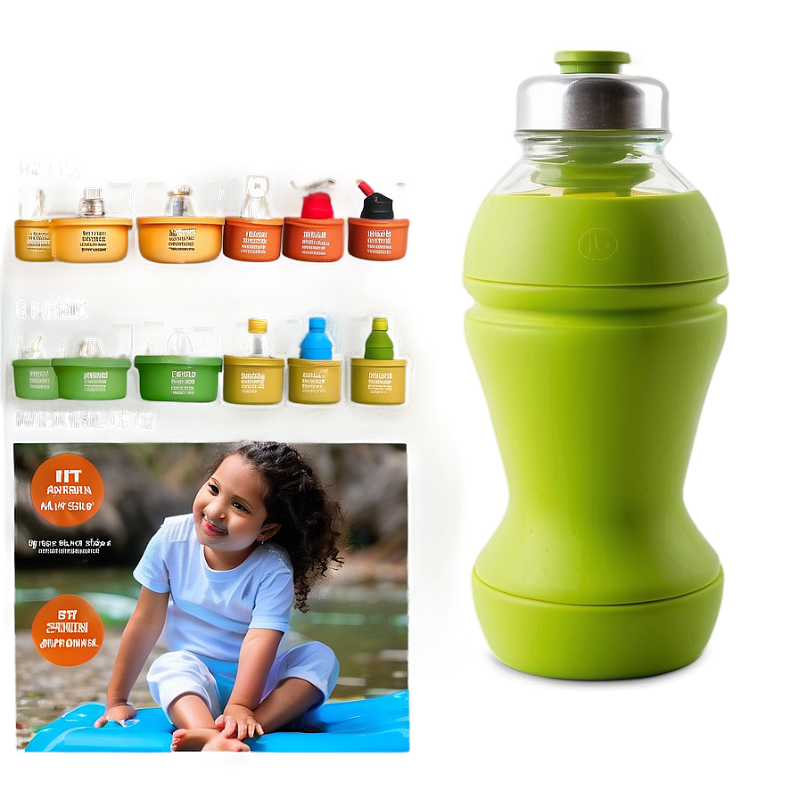 Collapsible Silicone Water Bottle Png 06282024