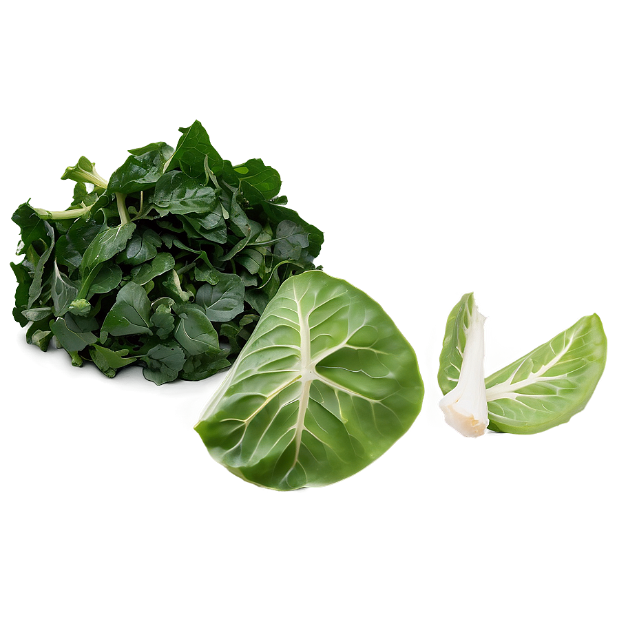 Collard Greens Salad Png 06252024