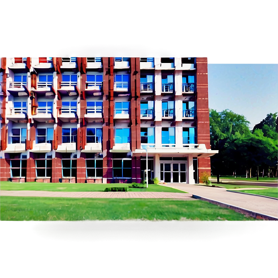 College Campus Scenery PNG 05242024 PNG image with a transparent background, free high-resolution download