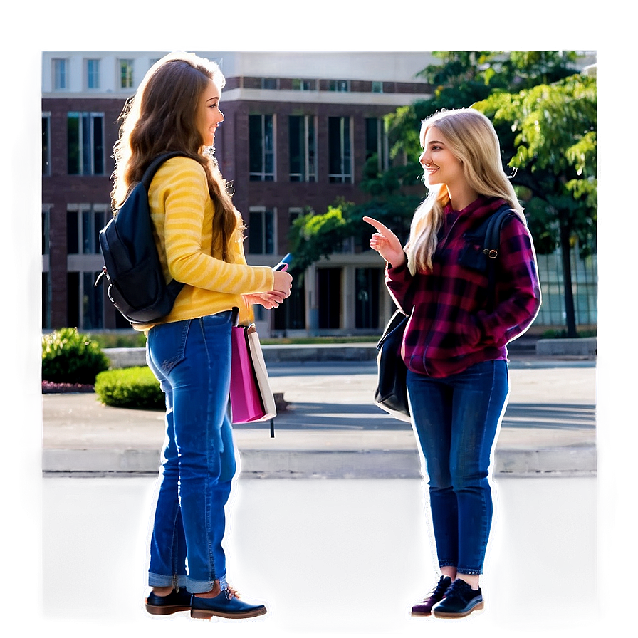 College Campus Scenery PNG 05242024 PNG image with a transparent background, free high-resolution download