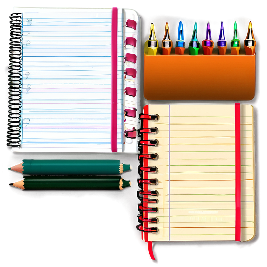 College Ruled Notebook PNG qqi PNG with transparent background
