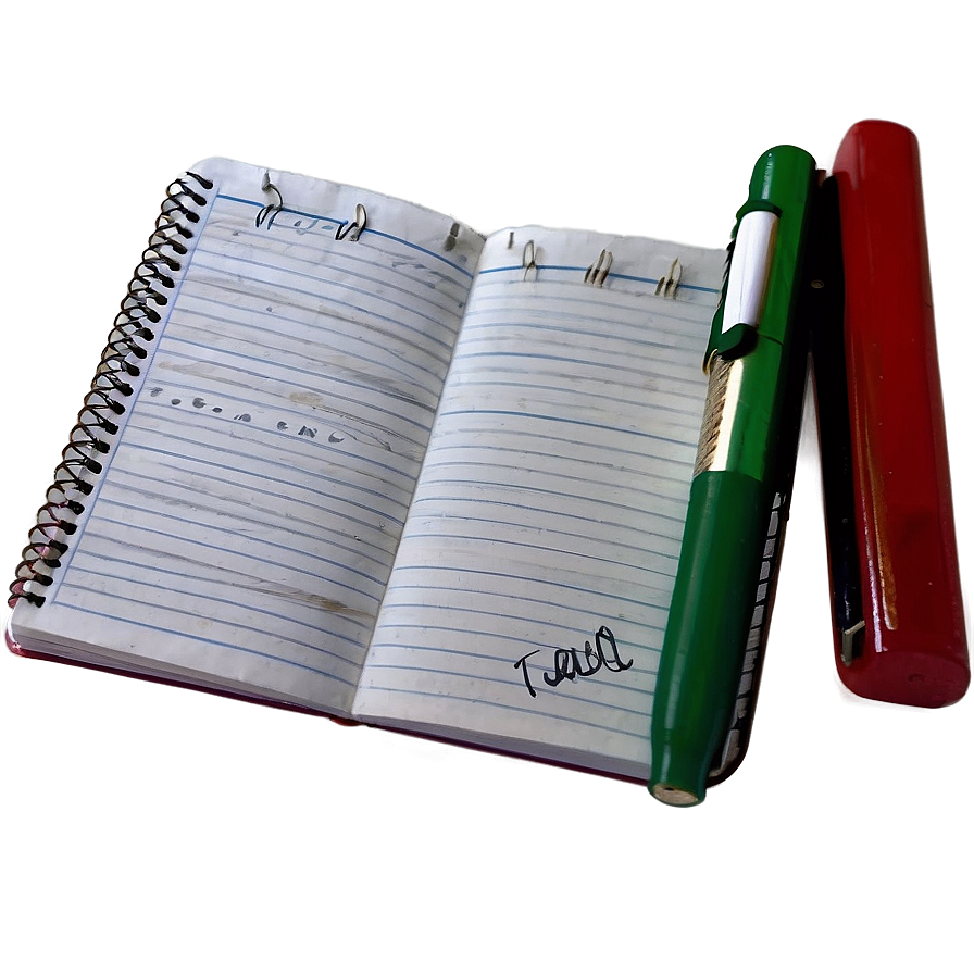 College Ruled Notebook PNG tlg PNG with transparent background