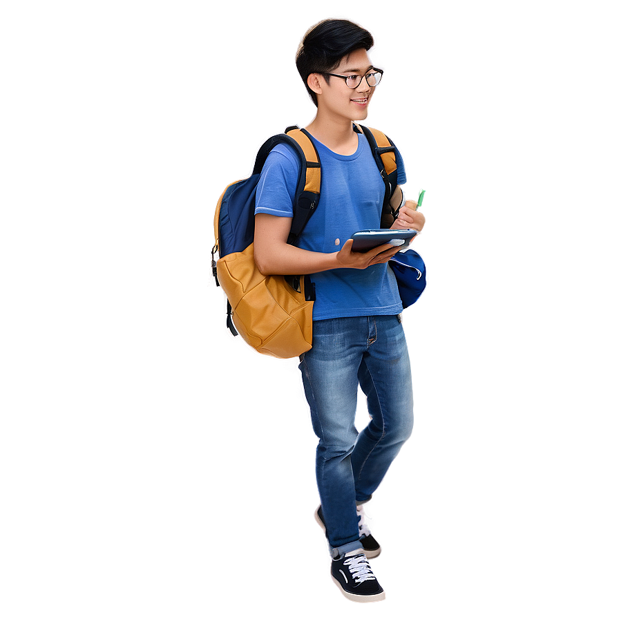 College Student PNG   orc PNG with transparent background