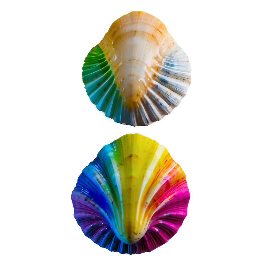 Color Sorted Shells Png 25