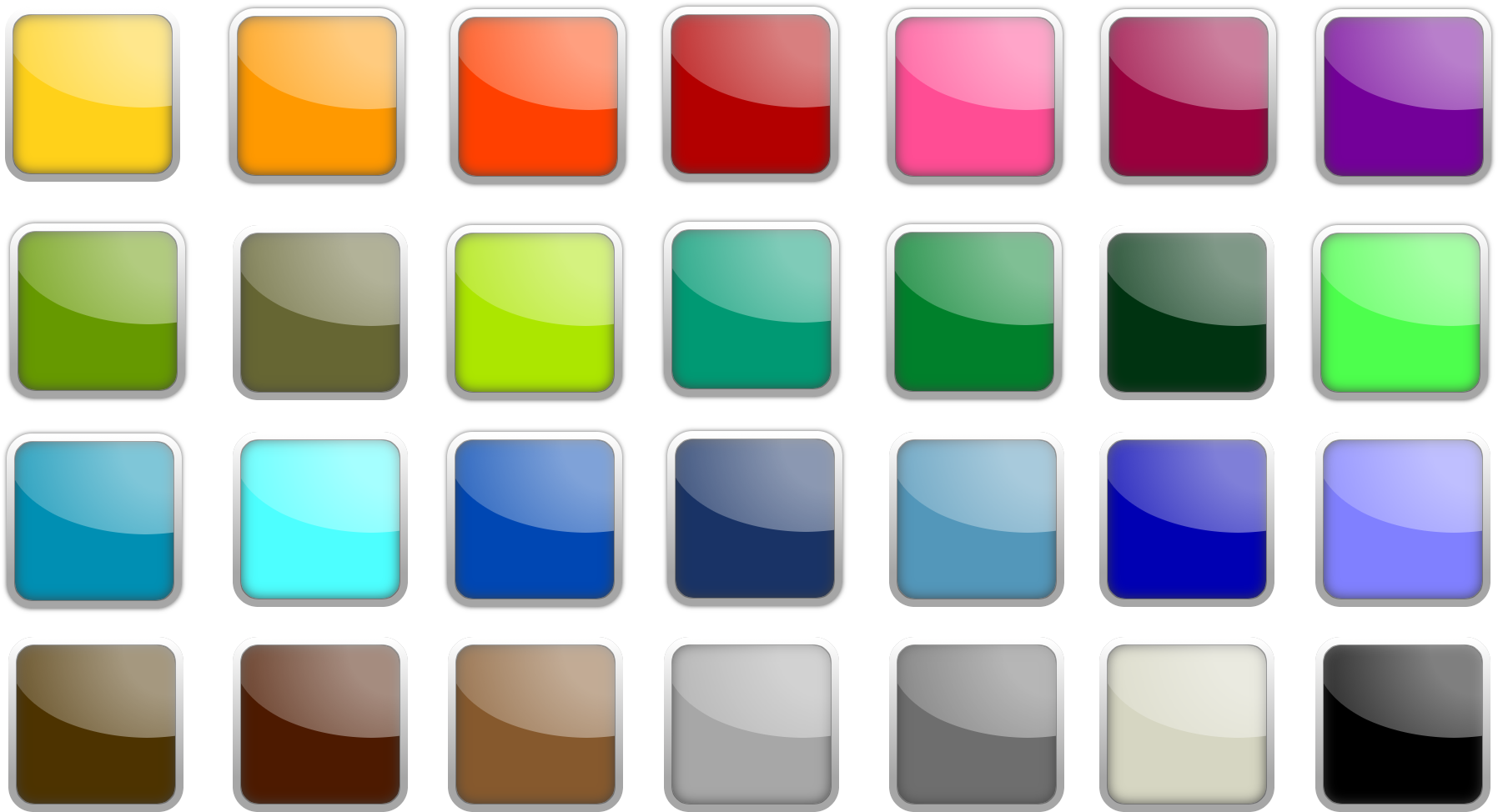 Free Square Button Icon, HD Png Download PNG with transparent background