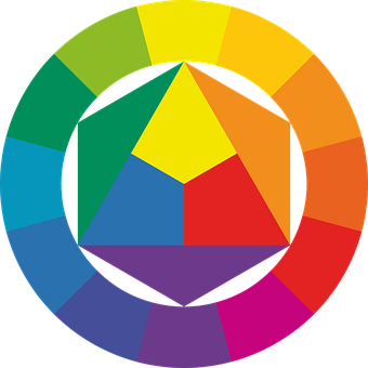 Color Wheel Graphic Design PNG with transparent background