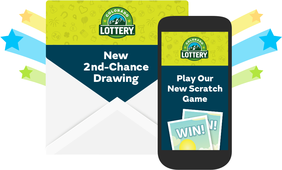 Colorado Lottery Second Chance Drawing Promotion PNG with transparent background