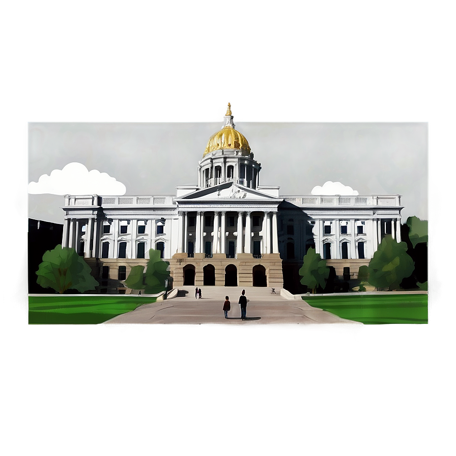 Colorado State Capitol PNG efq PNG with transparent background