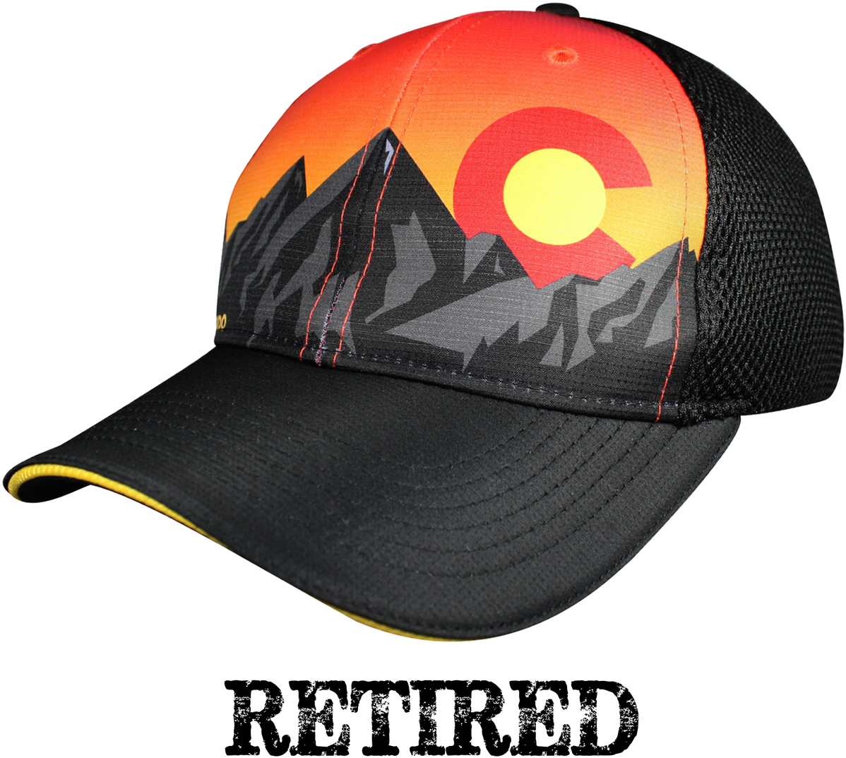 Colorado Sunset Mountain Baseball Cap