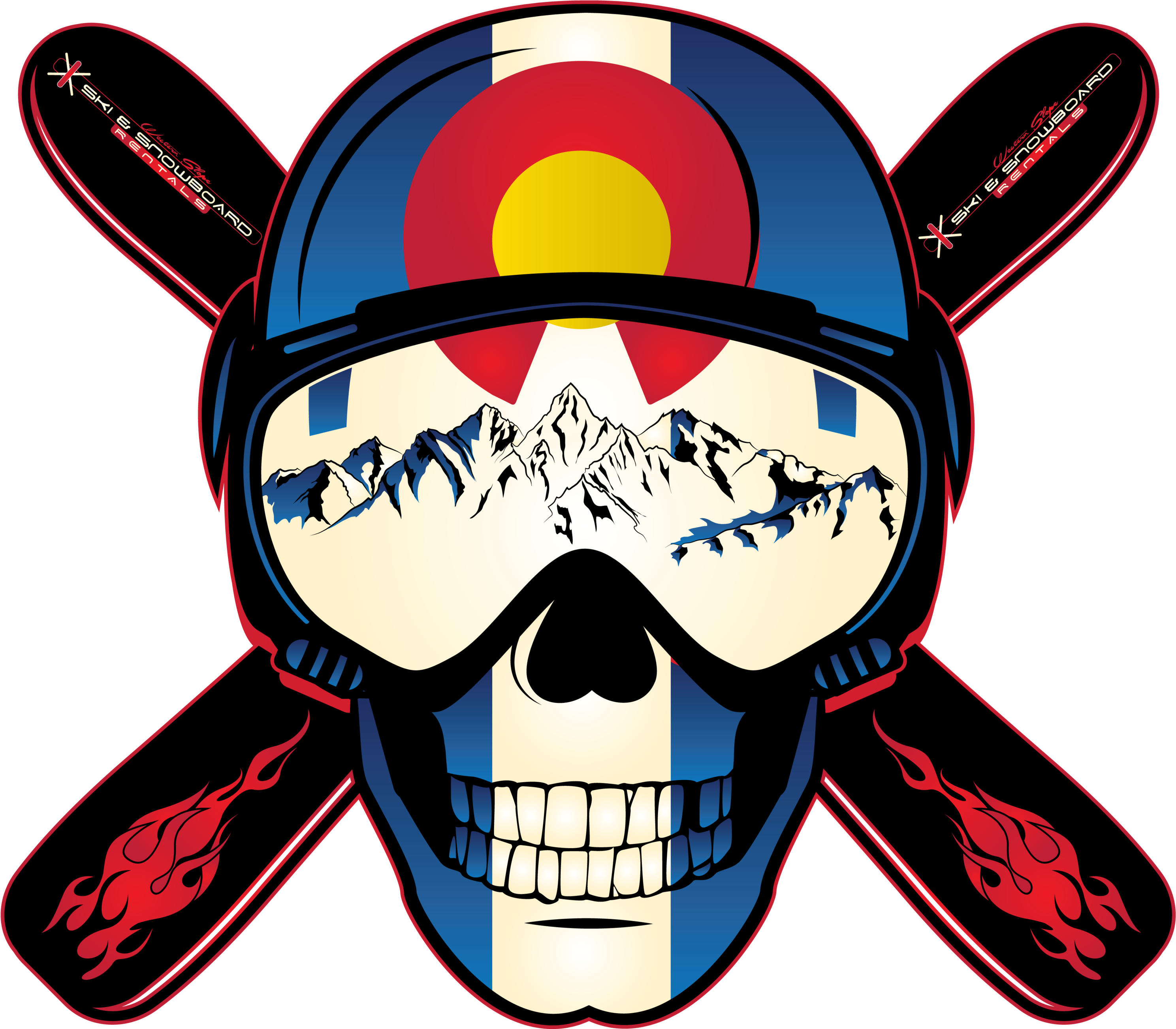 Colorado Ski Sticker, HD Png Download PNG with transparent background