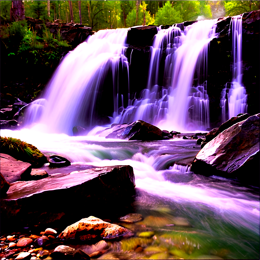Colorado Waterfalls PNG 06112024 PNG with transparent background