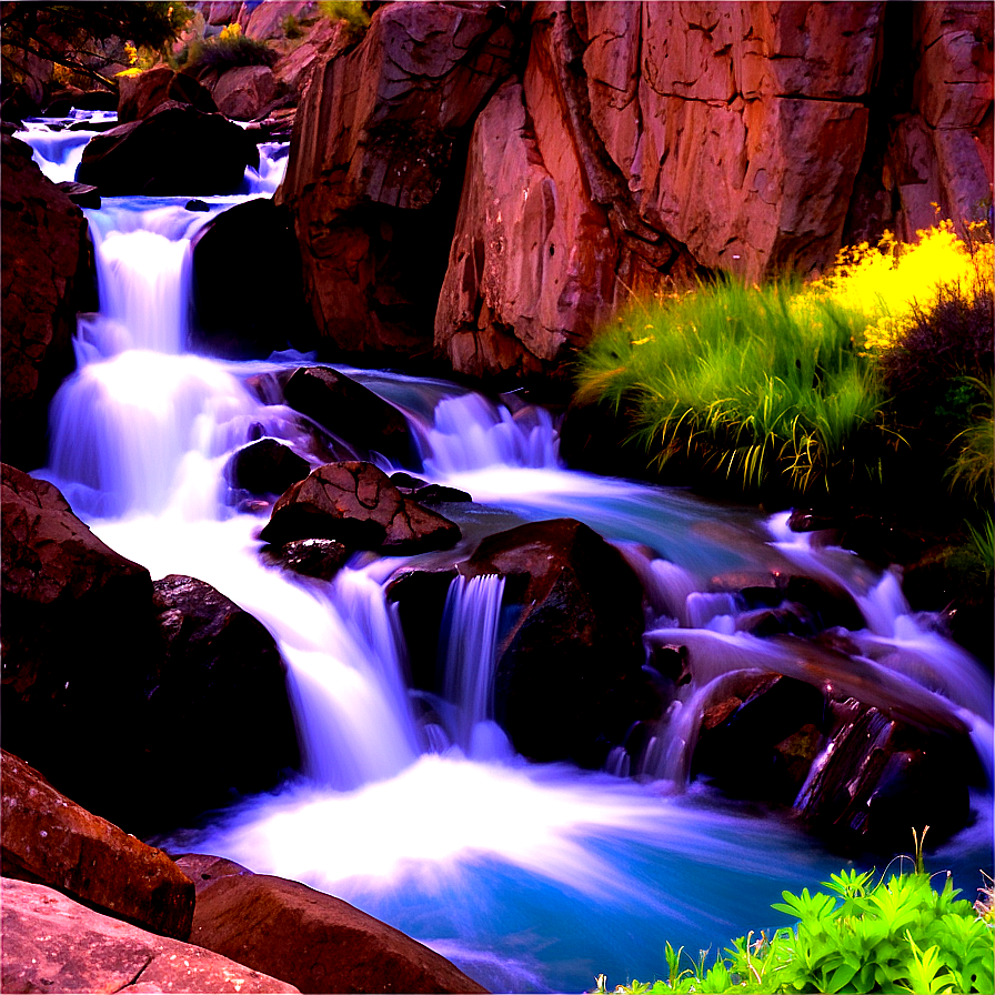 Colorado Waterfalls Png Hks54