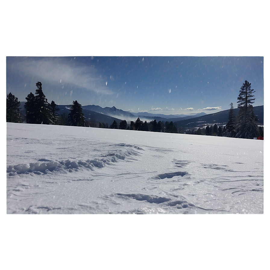 Colorado Winter Snow PNG rwu59 PNG with transparent background