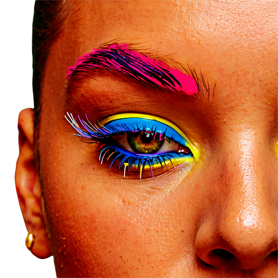 Colored Eyelashes PNG 05042024 PNG image with a transparent background, free high-resolution download
