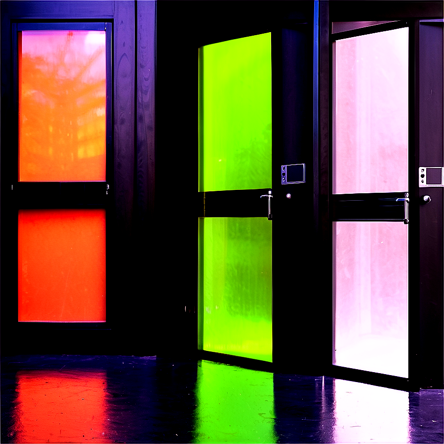Colored Glass Door PNG 06122024 PNG with transparent background