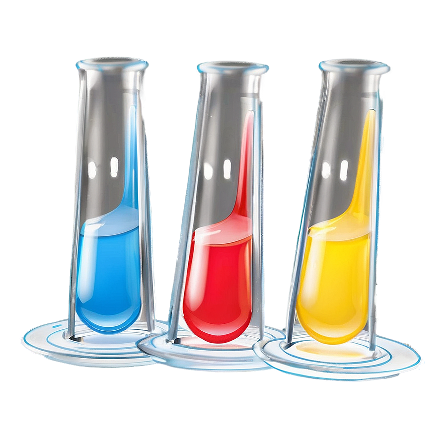 Colored Liquid Test Tubes Png Enj