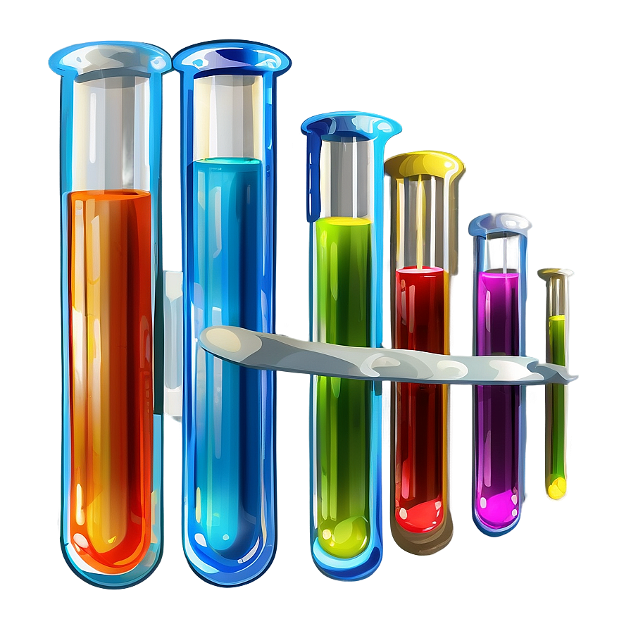 Colored Liquid Test Tubes Png Qio94