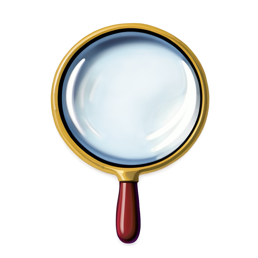 Colored Magnifying Glass Png 05042024