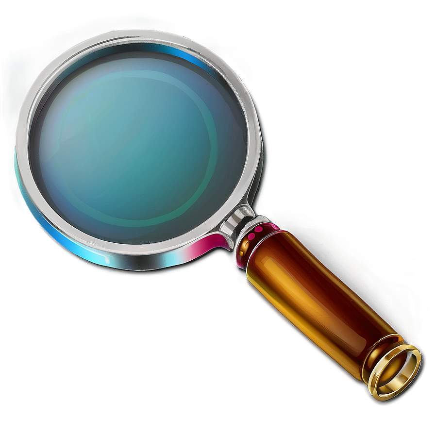 Colored Magnifying Glass Png Bjl