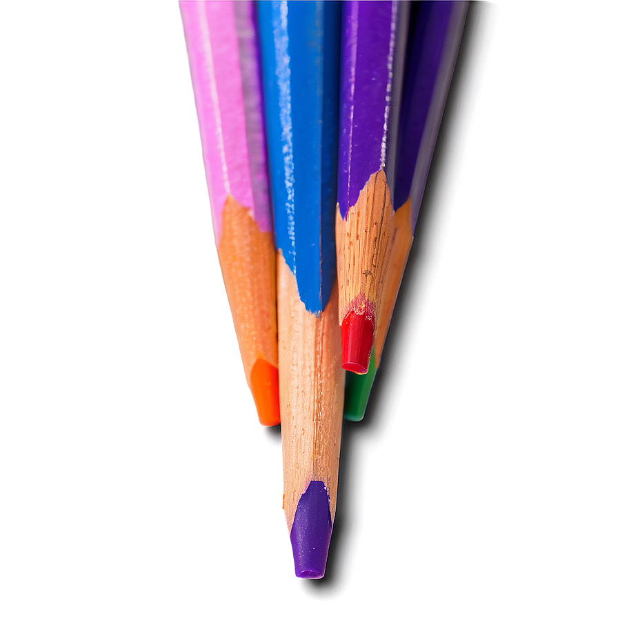 Colored Pencil Crayons Png Vuf