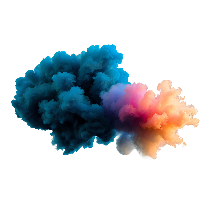 Colored Smoke Explosion Transparent Png Ghs18