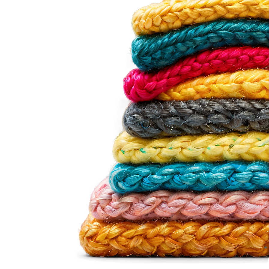 Colored Wool Bundle Png 24