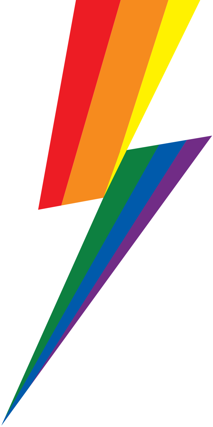 Pride Lightning Bolt , Png Download - Pride Lightning Bolt, Transparent Png PNG image with a transparent background, free high-resolution download