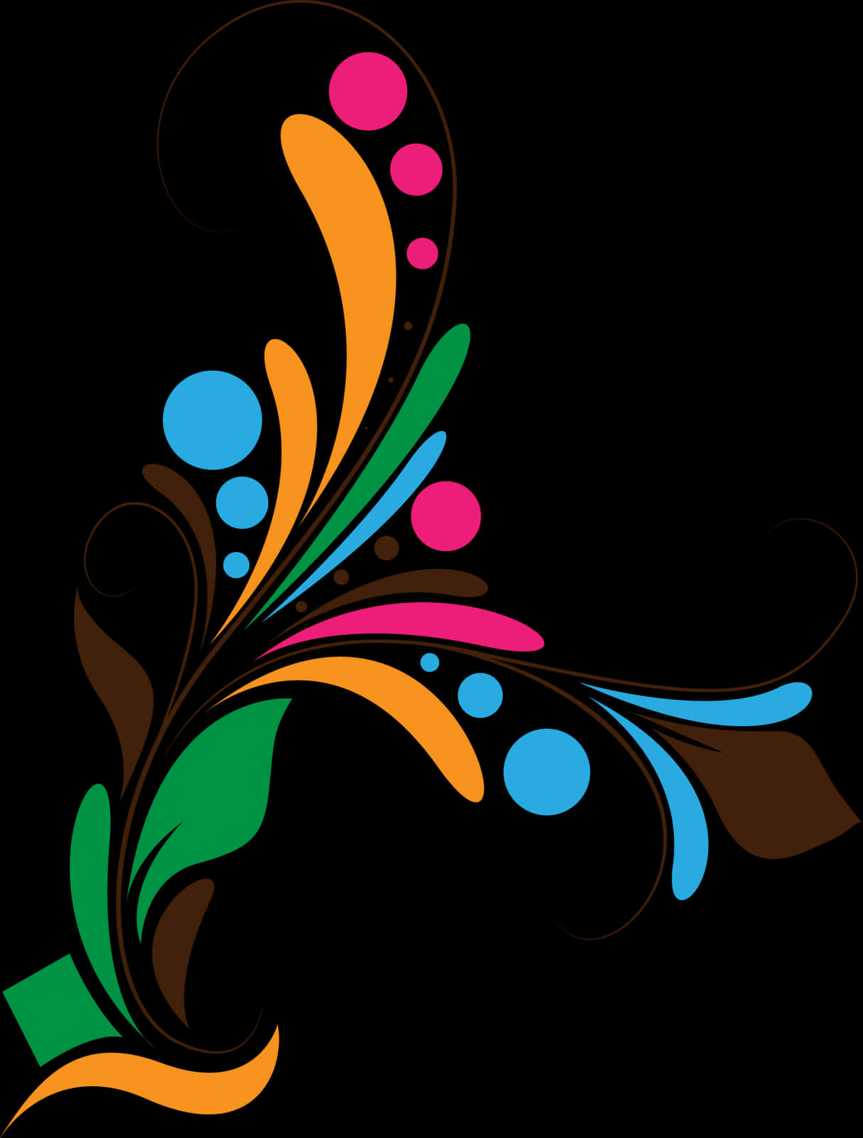 Colorful_ Abstract_ Floral_ Design