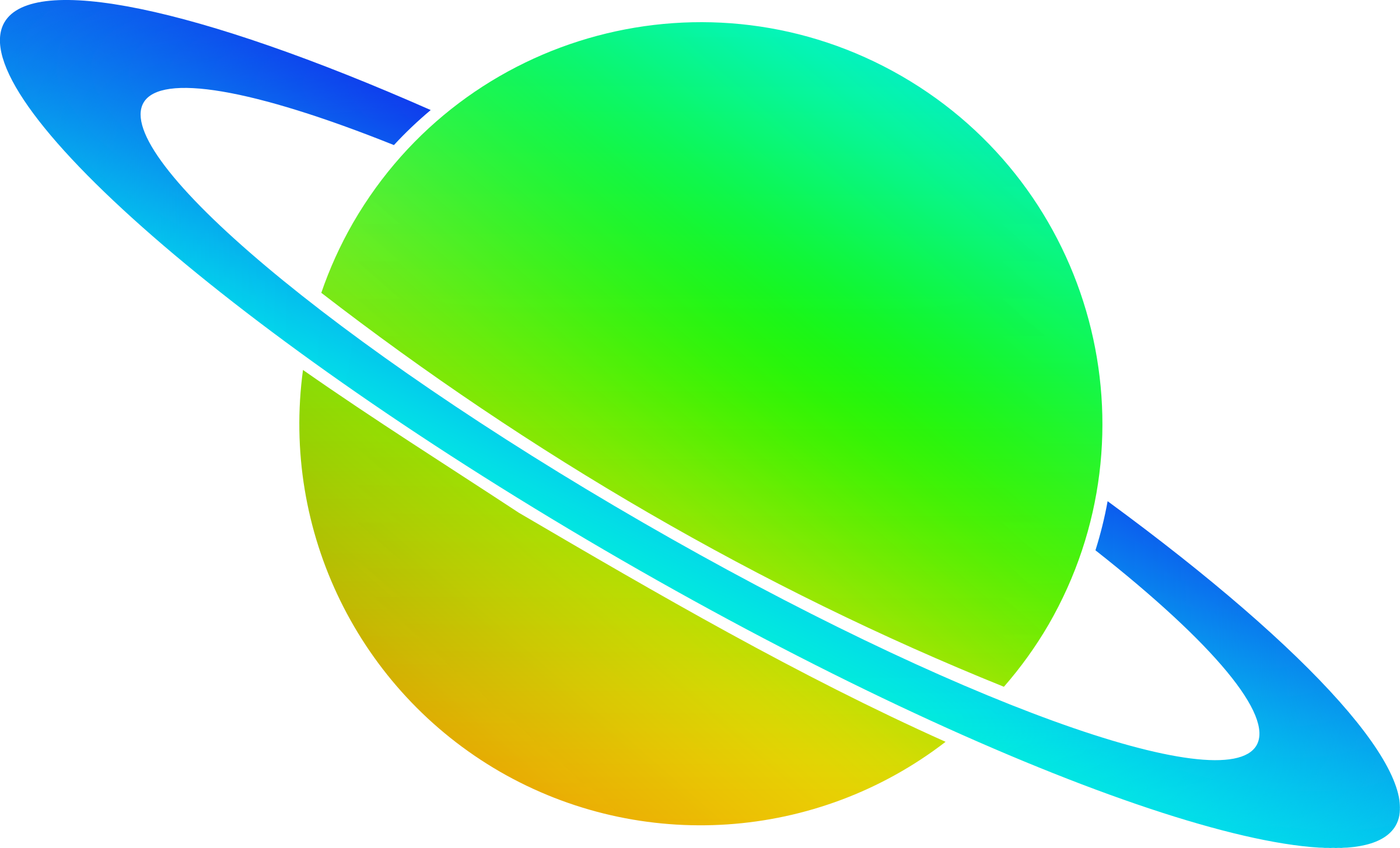 Colorful Abstract Planetwith Rings PNG image with a transparent background, free high-resolution download
