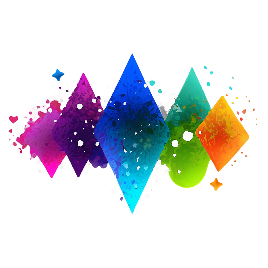 Colorful Abstract Shapes Design Png 06122024