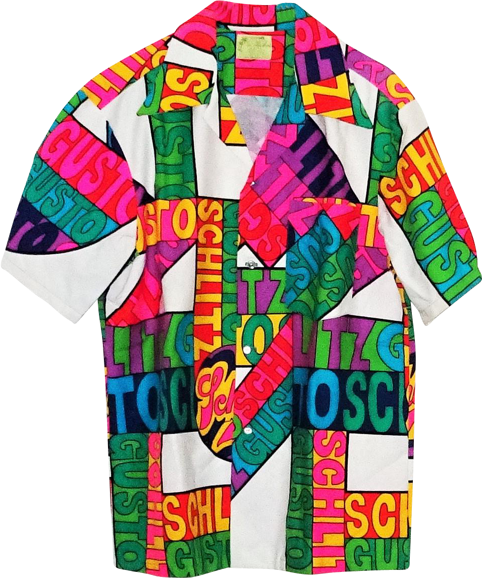 Colorful Alphabet Pattern Shirt PNG with transparent background