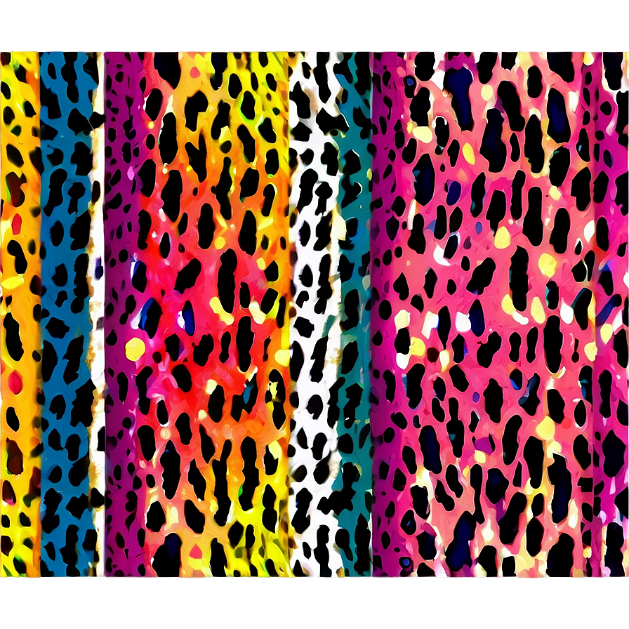 Colorful Animal Print PNG 53 PNG with transparent background