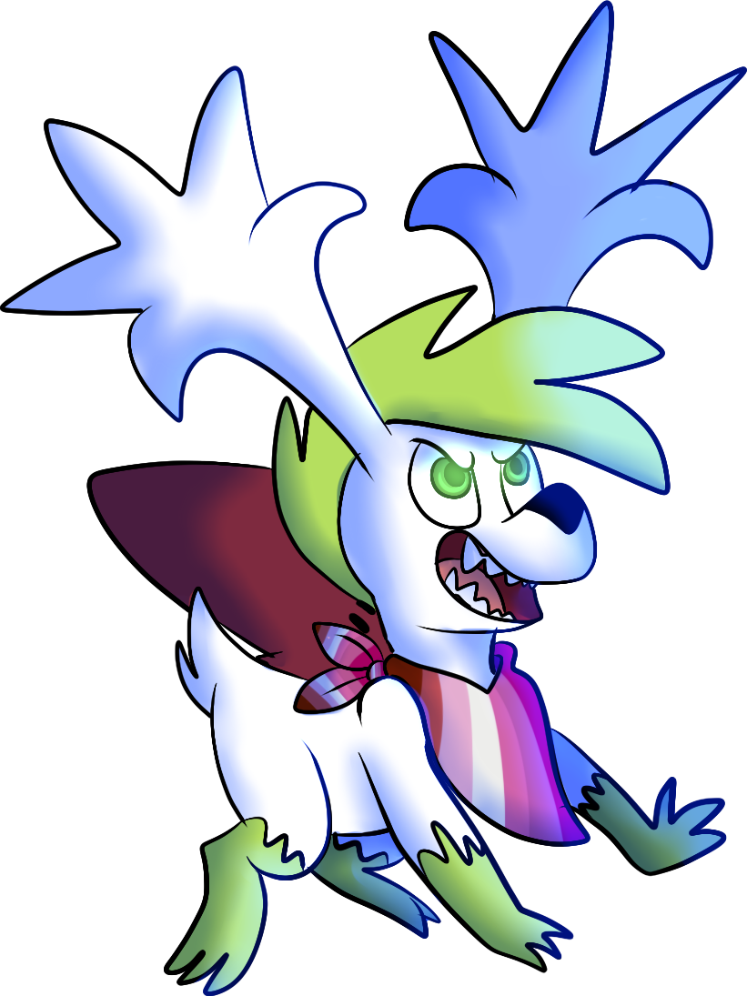 Colorful_ Animated_ Character PNG with transparent background