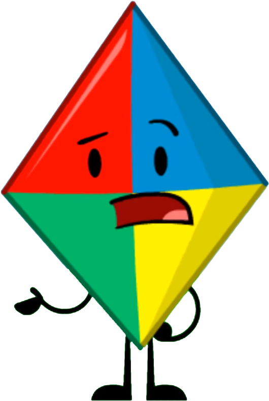 Colorful Animated Kite Character