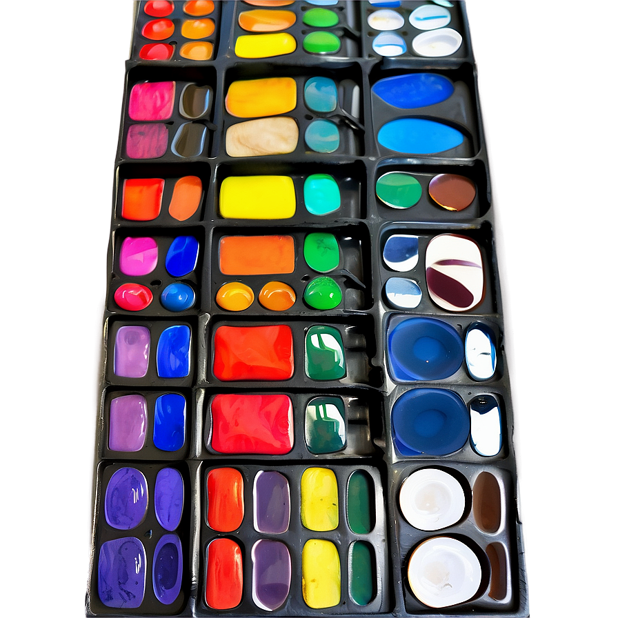 Colorful Art Palette PNG 81 PNG image with a transparent background, free high-resolution download