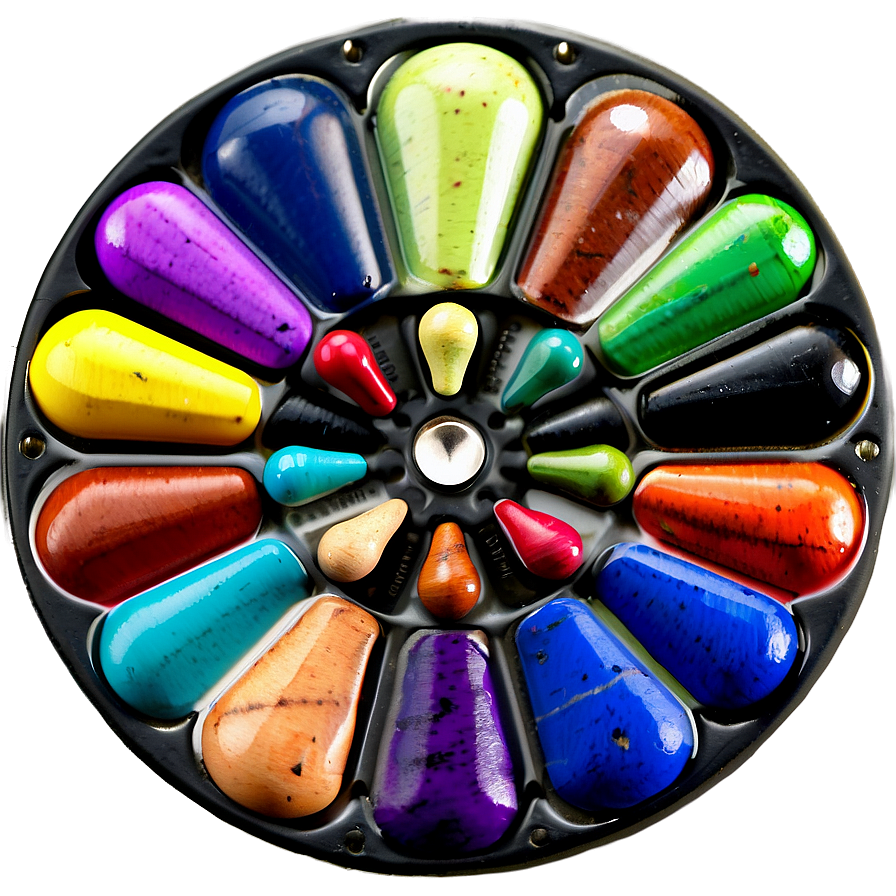 Colorful Art Palette PNG tqf17 PNG image with a transparent background, free high-resolution download