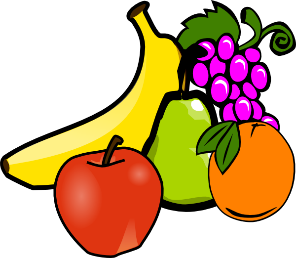 Colorful Assorted Fruits Illustration PNG with transparent background
