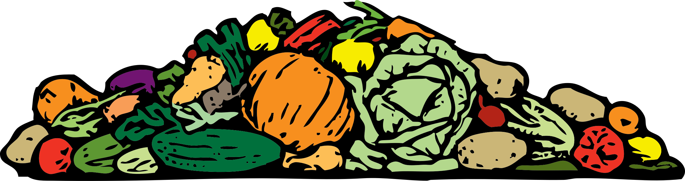 Colorful Assorted Vegetables Illustration