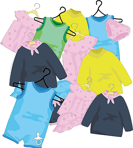 Childrens Clothing Cartoon Dress - Food Clothes And Shelter Clipart, HD Png Download PNG image with a transparent background, free high-resolution download
