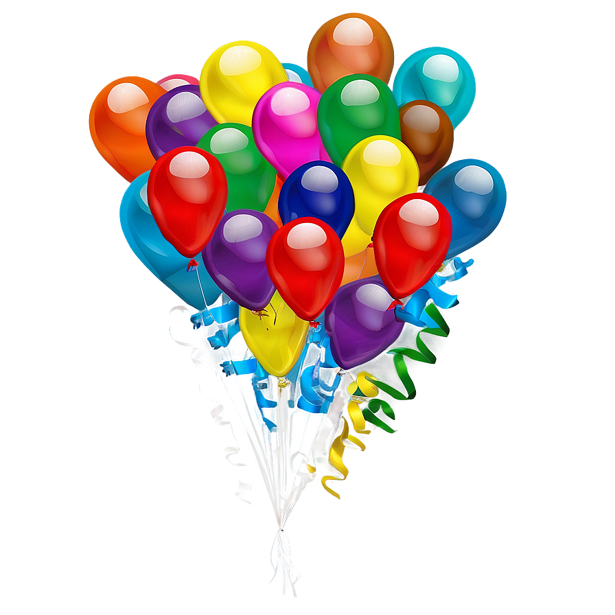 Colorful Balloon Png Gck