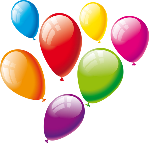 Colorful Balloons Floating