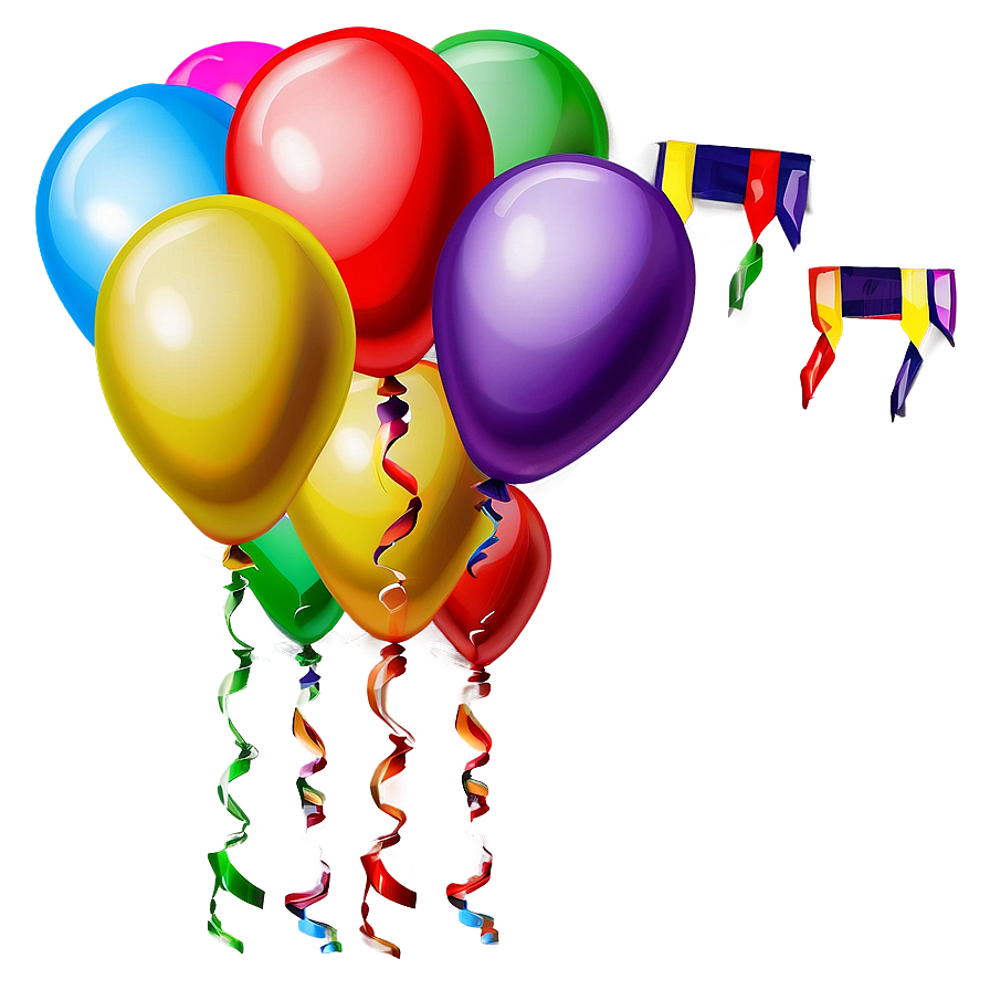 Colorful Balloons Png 36