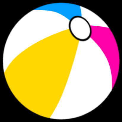 Colorful Beach Ball Icon