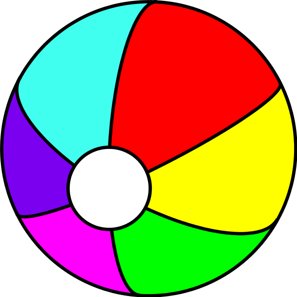Transparent Beach Ball Clip Art - Clipart B For Ball, HD Png Download PNG with transparent background