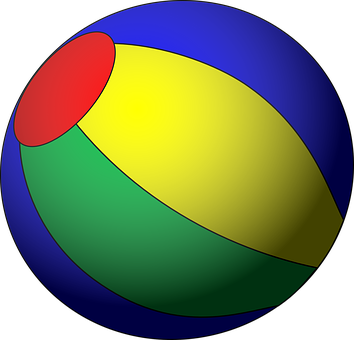 Colorful Beach Ball Illustration