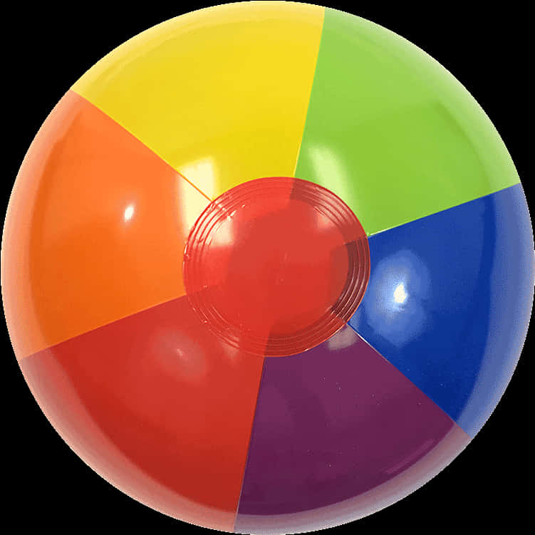 Rainbow Beach Ball, HD Png Download PNG with transparent background